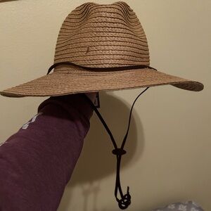 Stylish Brown Wide-Brim Hat